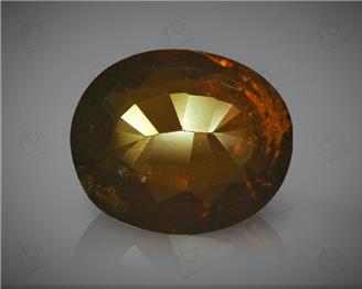 Natural Hessonite Garnet (Gomed) Certified  6.94 CTS. ( 92360 )